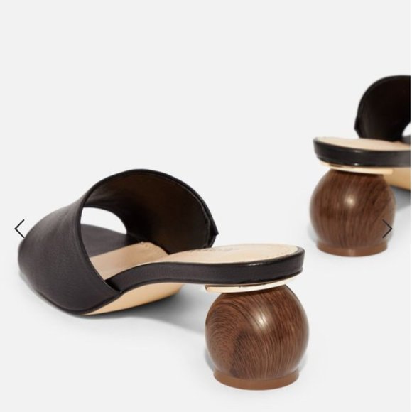 Slip-On Mules with Unique Heel - Picture 4 of 6